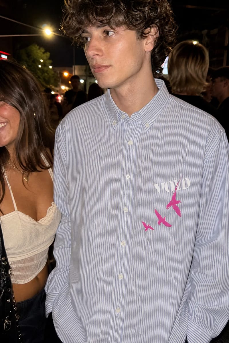 Voyd Hope In Motion Blue Stripe Shirt
