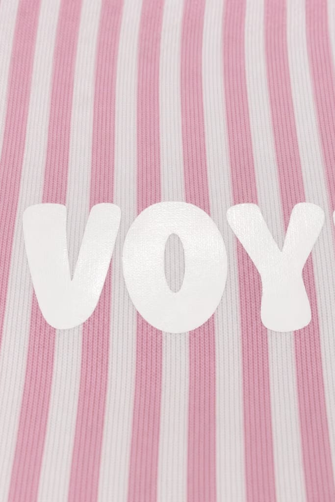 Voyd I am a Child of God Pink Stripe Shirt