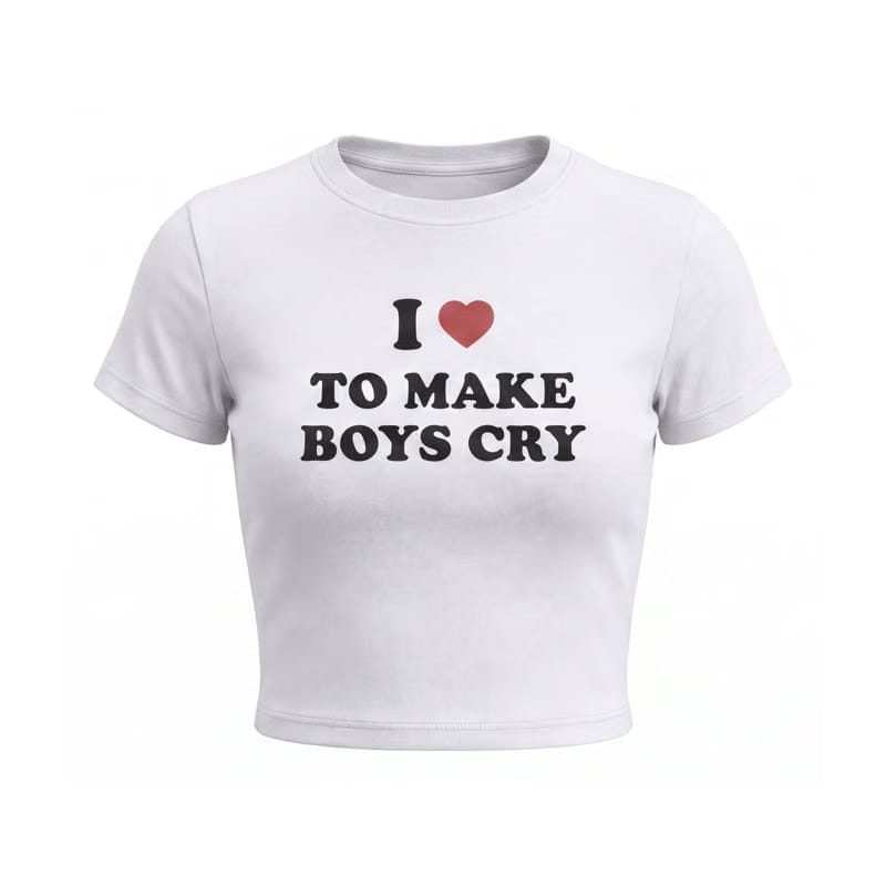 Forfksake Making Boys Cry Baby T-Shirt White