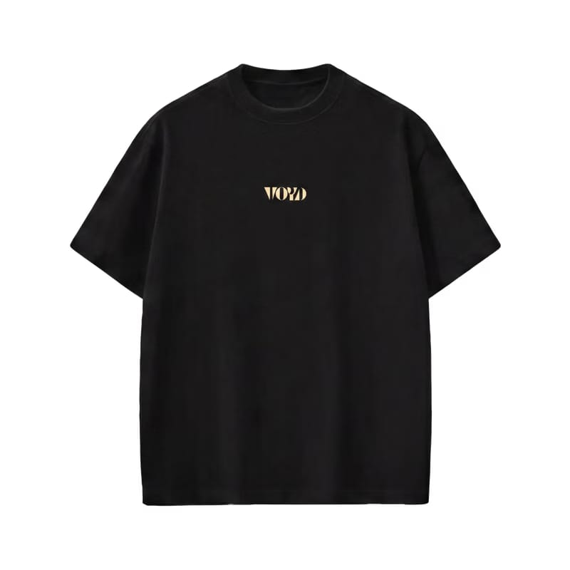 Voyd Midnight Roast Black T-shirt