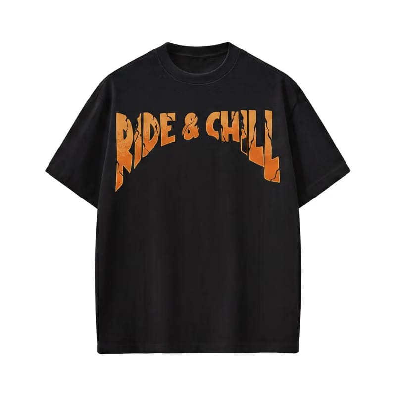 Voyd Ride and Chill Black T-shirt