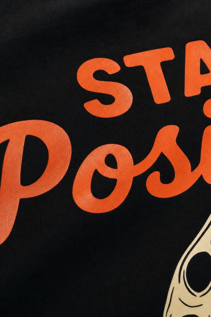Voyd Stay Positive Black T-shirt