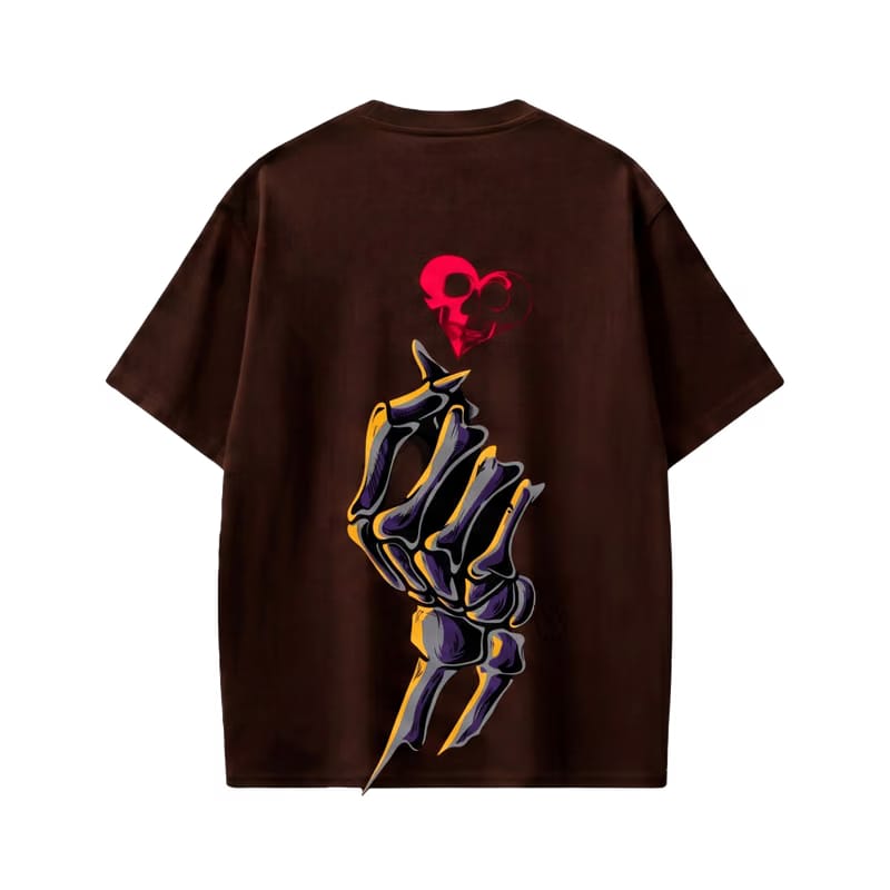 Voyd Still Not Heartless Brown T-shirt