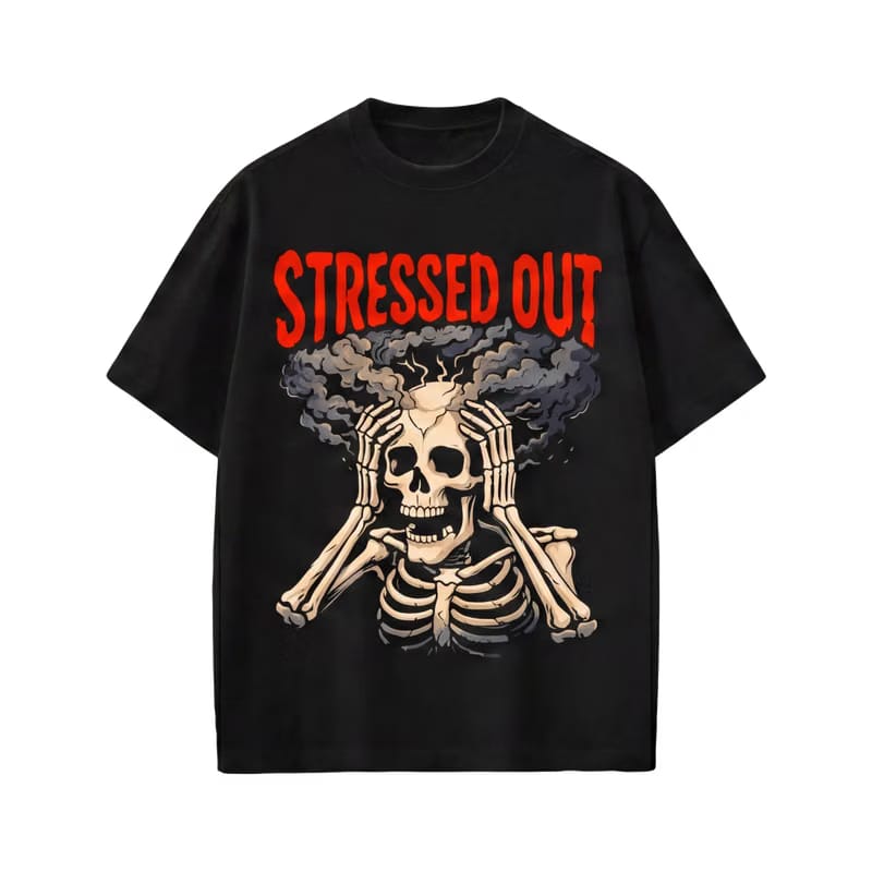 Voyd Stressed Out Black T-shirt