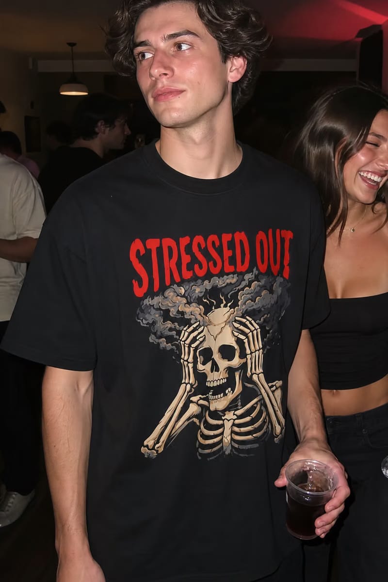 Voyd Stressed Out Black T-shirt