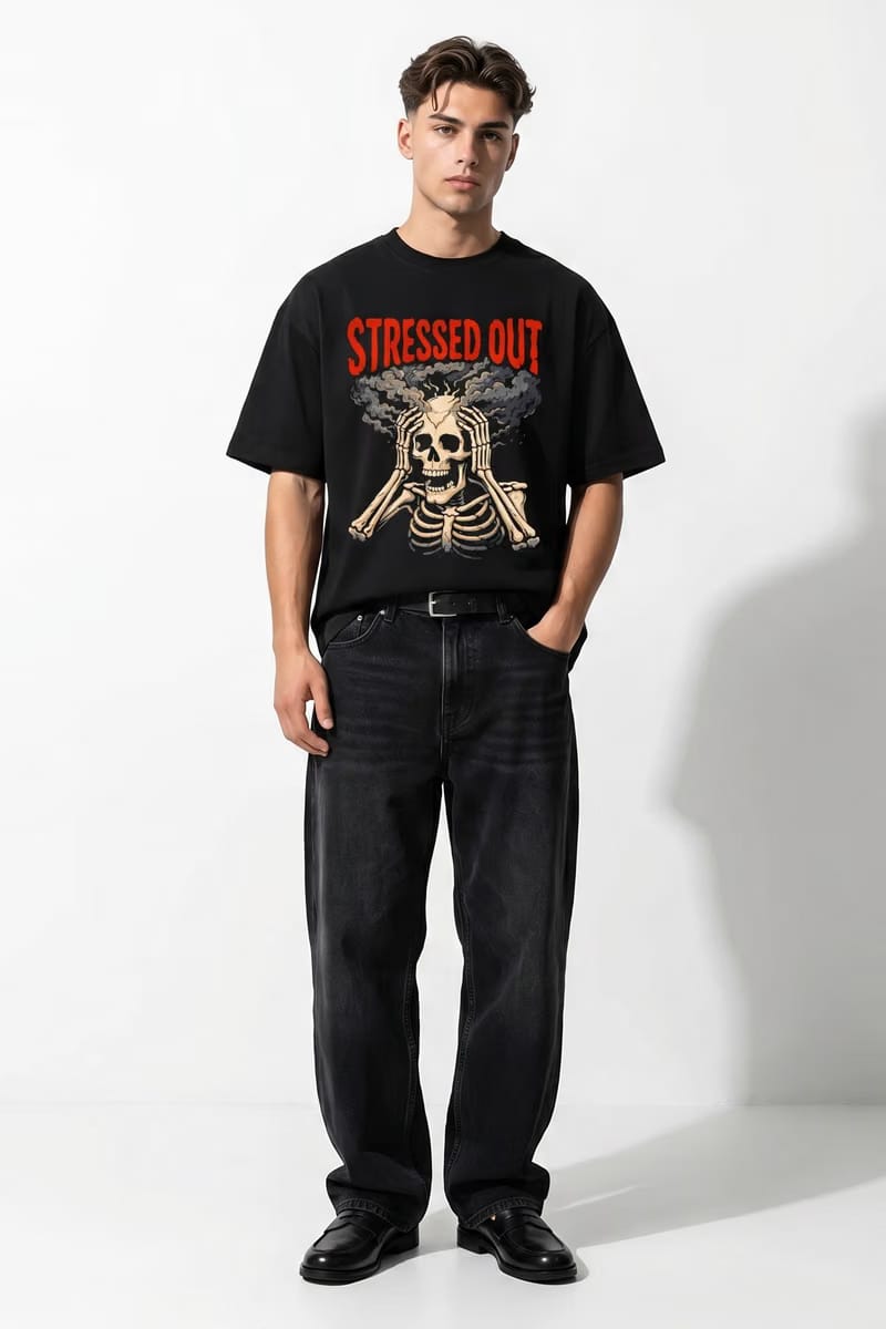Voyd Stressed Out Black T-shirt