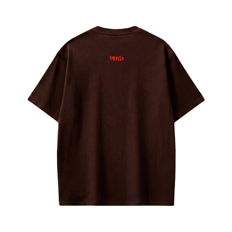 Voyd Stressed Out Brown T-shirt