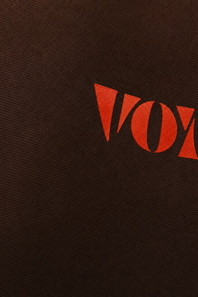Voyd Stressed Out Brown T-shirt