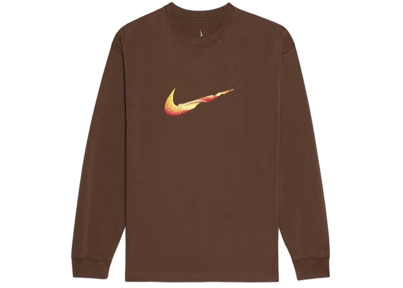 Jacquemus x Nike Le T-Shirt Manches Longues Orange Brown