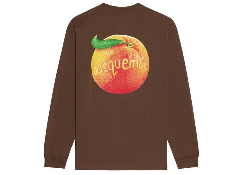 Jacquemus x Nike Le T-Shirt Manches Longues Orange Brown