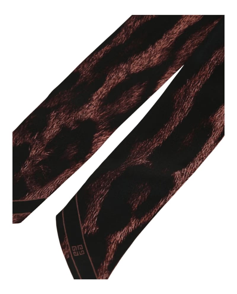 Givenchy Logo Printed Silk Scarf Multi