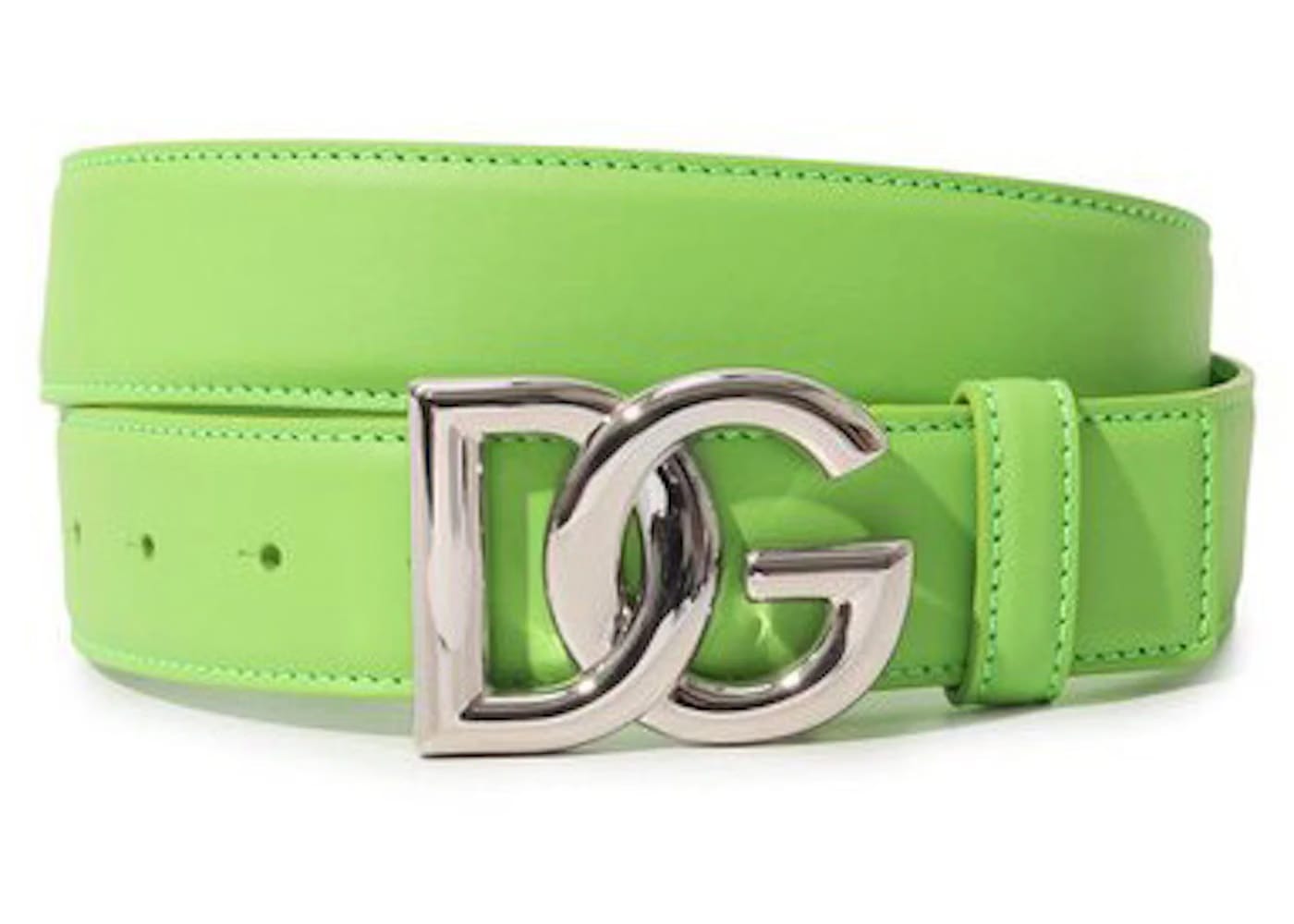 Dolce & Gabbana DG Logo Belt Green