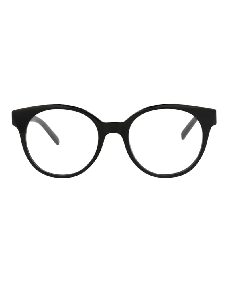 Givenchy Round-Frame Acetate Optical Frames Black Black Transparent (GV50028I-51-001)