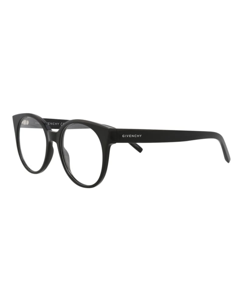 Givenchy Round-Frame Acetate Optical Frames Black Black Transparent (GV50028I-51-001)
