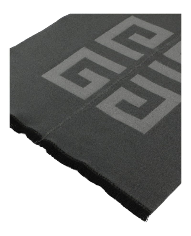 Givenchy Split Oblong Scarf Grey