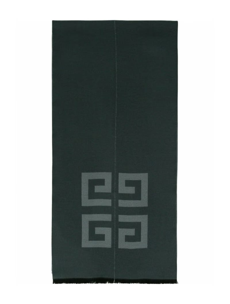 Givenchy Split Oblong Scarf Grey
