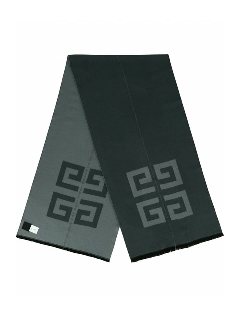Givenchy Split Oblong Scarf Grey