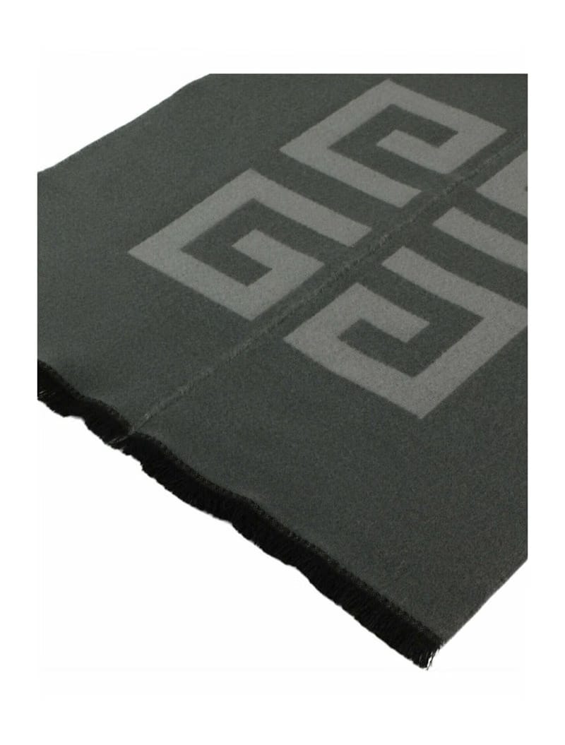 Givenchy Split Oblong Scarf Grey