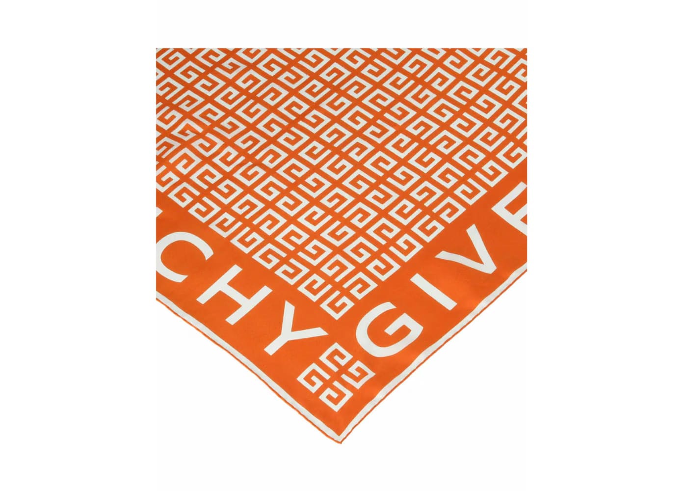 Givenchy 4G Monogram Printed Scarf Orange