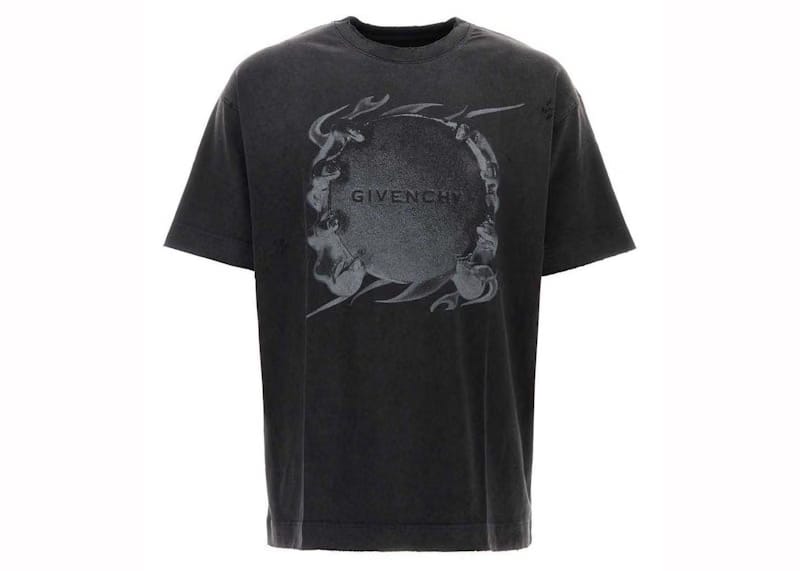 Givenchy Ring Artwork Print T-Shirt Black
