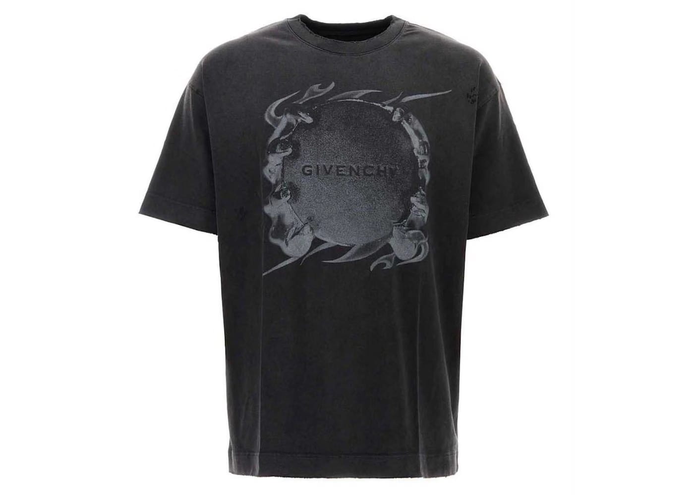 Givenchy Ring Artwork Print T-Shirt Black