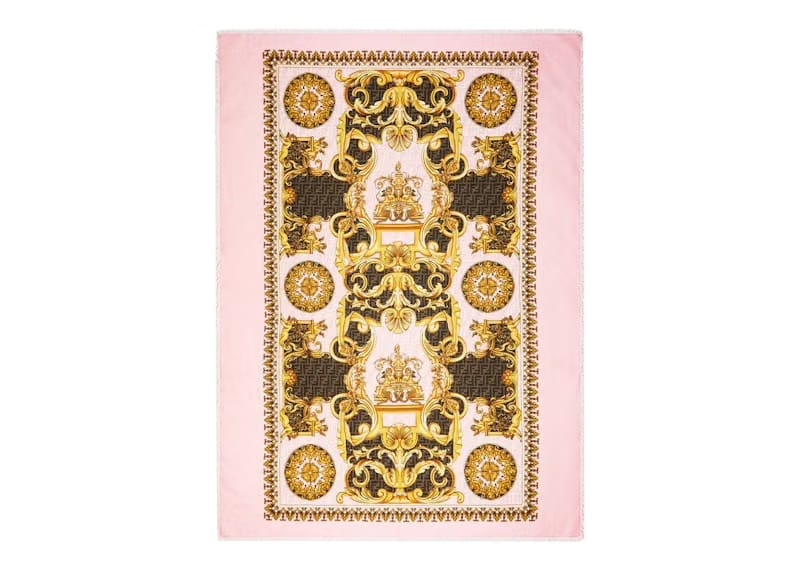 Fendi Fendace Cotton Pareo Pink/Multicolor
