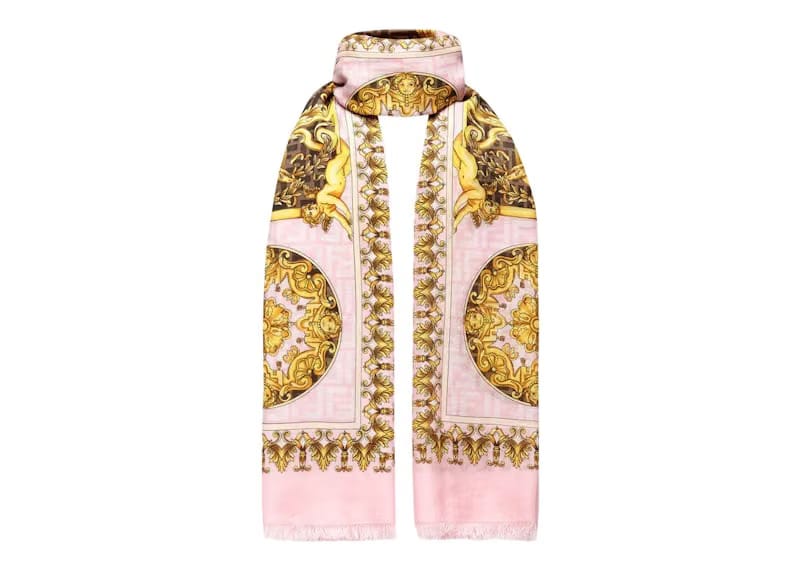 Fendi Fendace Cotton Pareo Pink/Multicolor