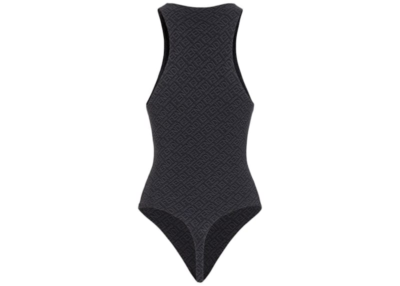 Fendi x SKIMS High Neck Bodysuit Black
