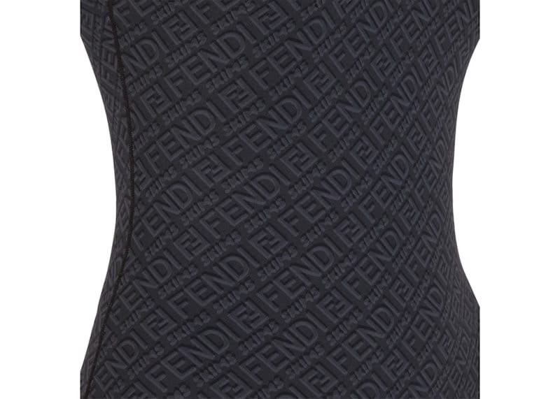 Fendi x SKIMS High Neck Bodysuit Black