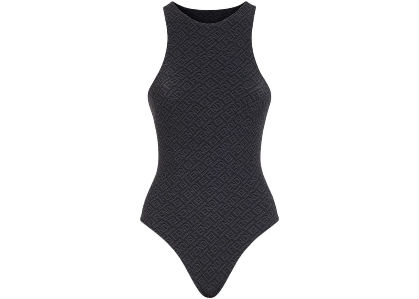 Fendi x SKIMS High Neck Bodysuit Black