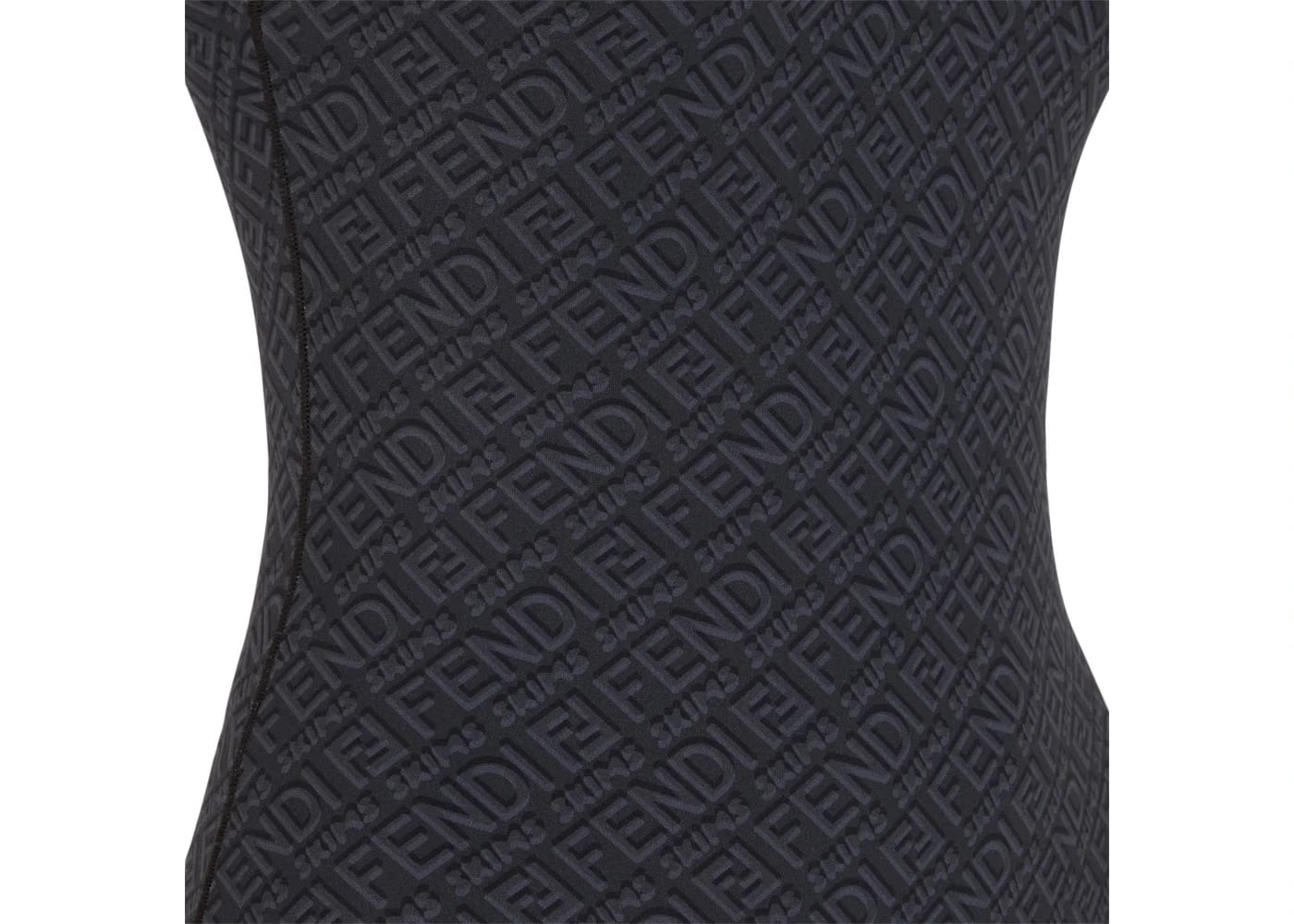 Fendi x SKIMS High Neck Bodysuit Black