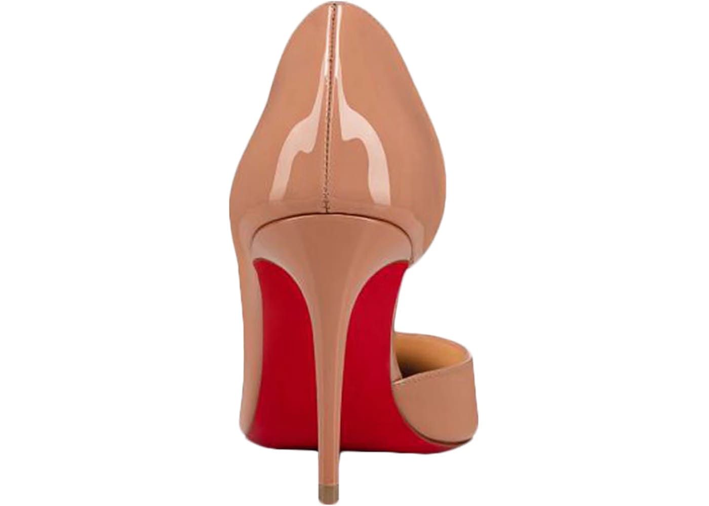Christian Louboutin Iriza 85mm Pump Nude Patent Leather