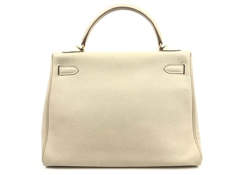 Hermes Kelly Togo Gold-tone 32 Parchemin Beige