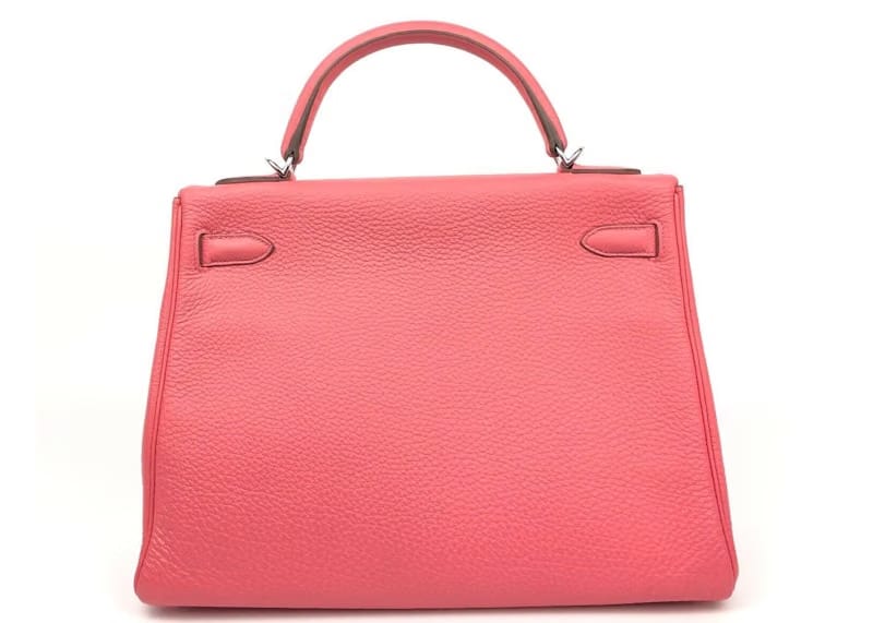 Hermes Kelly Togo Palladium-tone 32 Rose