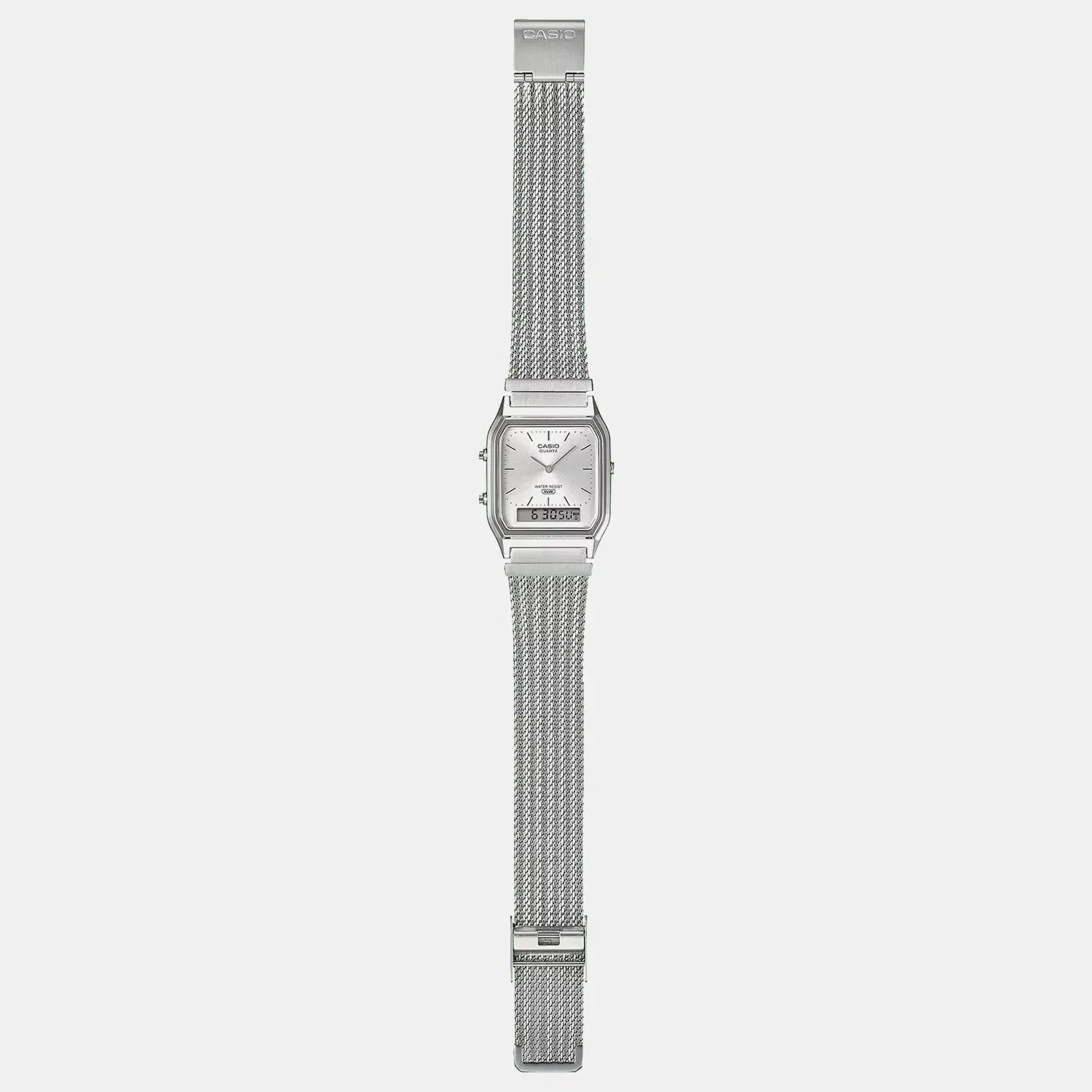 Casio Vintage Analog Digital Mesh Watch D418