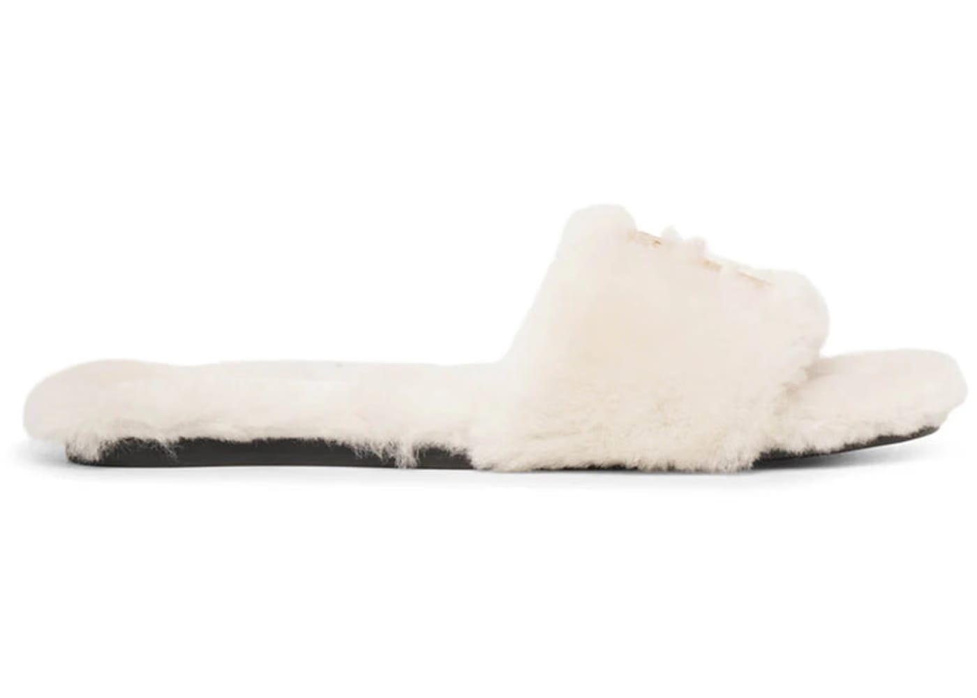 Givenchy 4G Slides White Shearling (Women's)