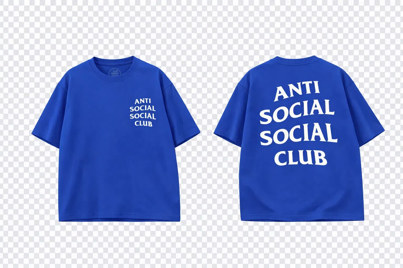Anti Social Social Club Logo T-Shirt Blue