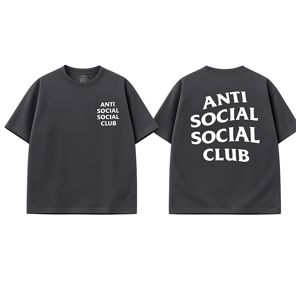 Anti Social Social Club Logo T-Shirt Grey