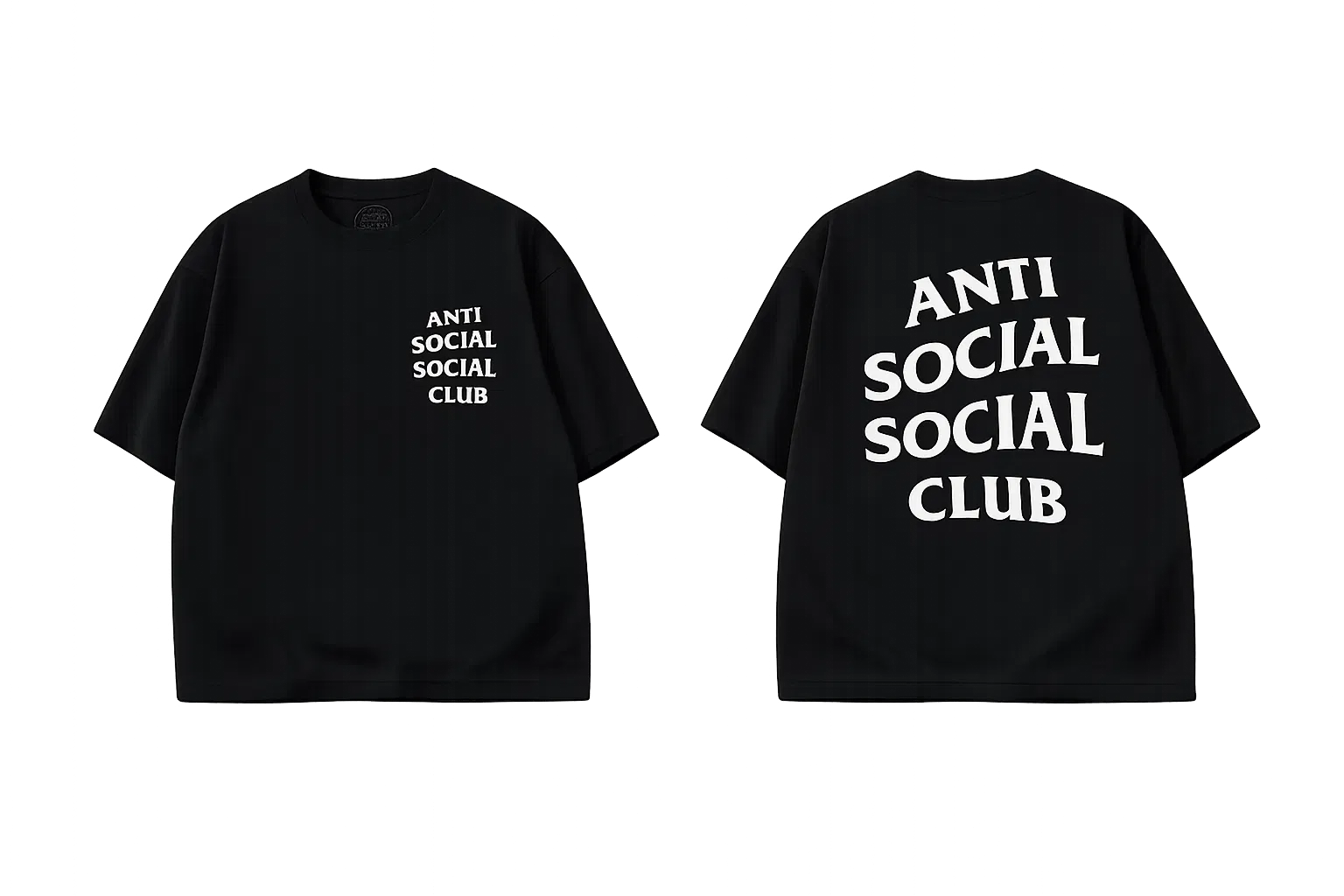 Anti Social Social Club Logo T-Shirt Black