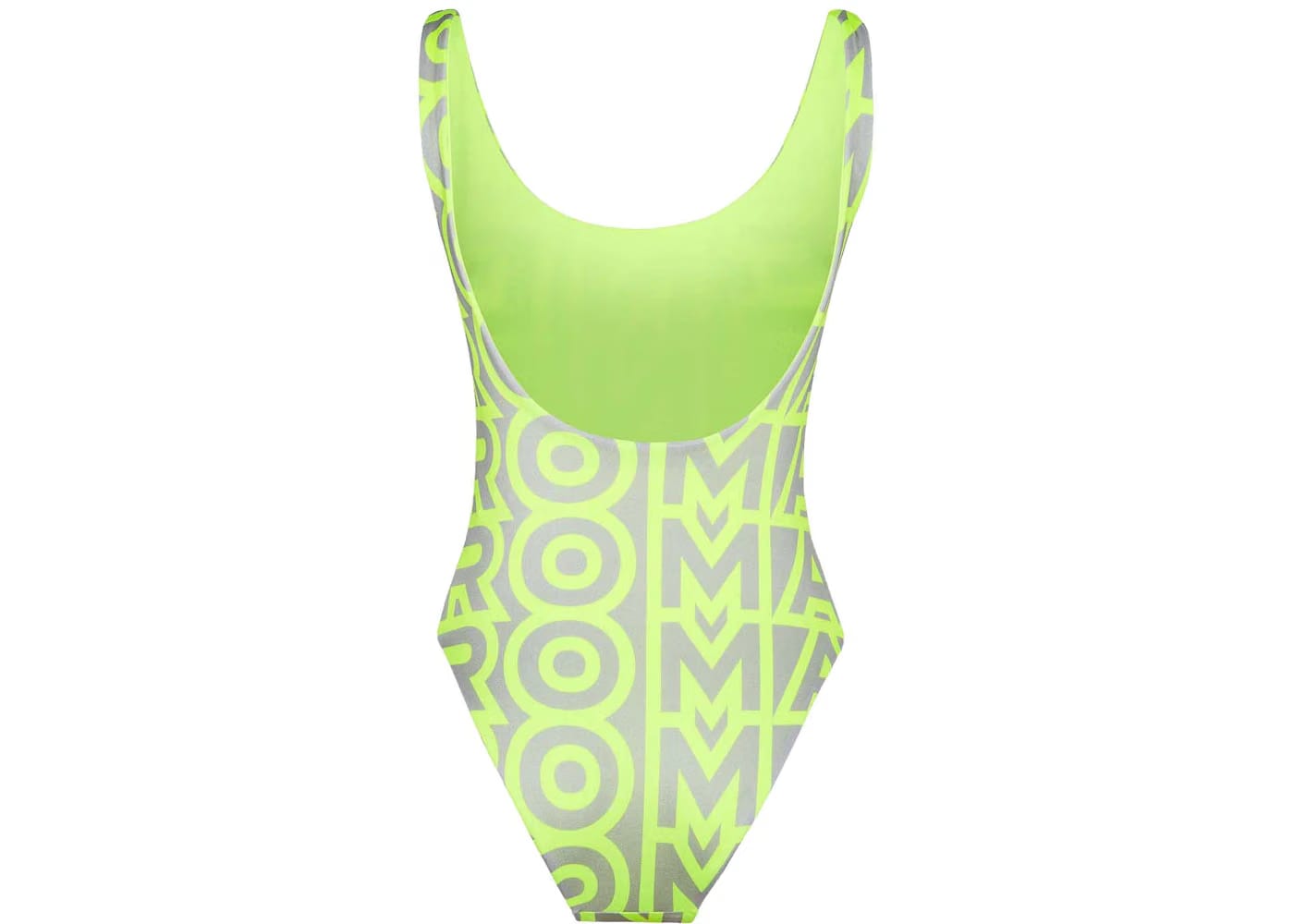 Fendi by Marc Jacobs Reversible One-Piece Swimsuit Yellow Lycra