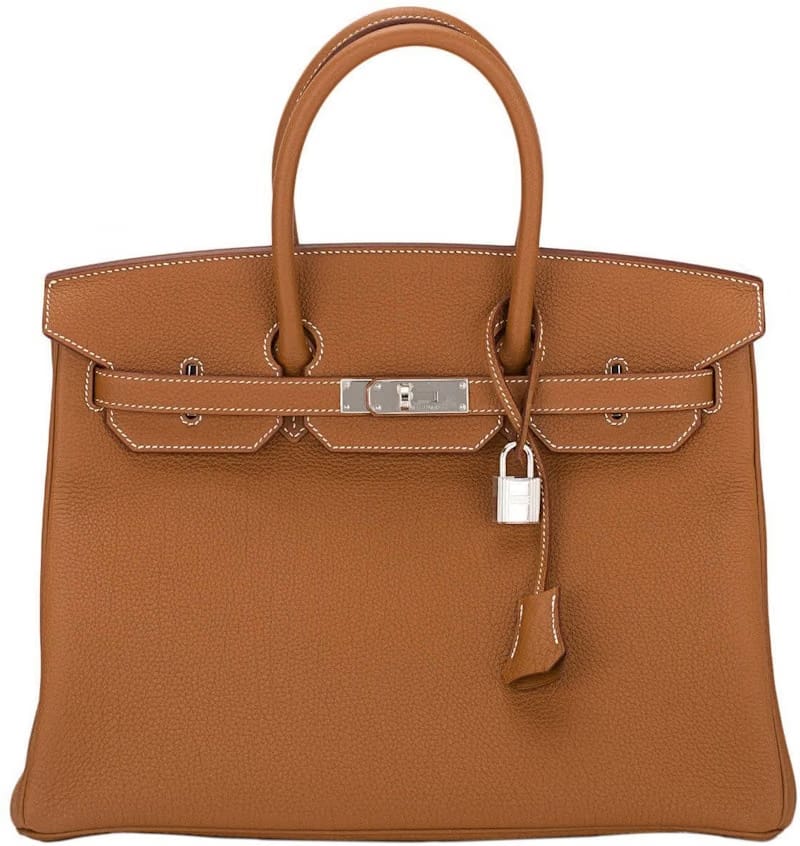 Hermes Birkin Togo 35 Gold