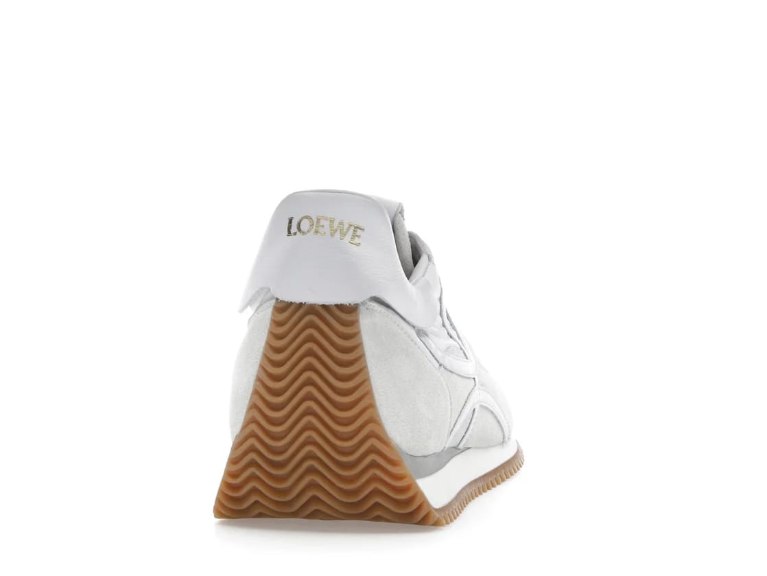 Loewe Flow Runner Low White Light Grey Gum