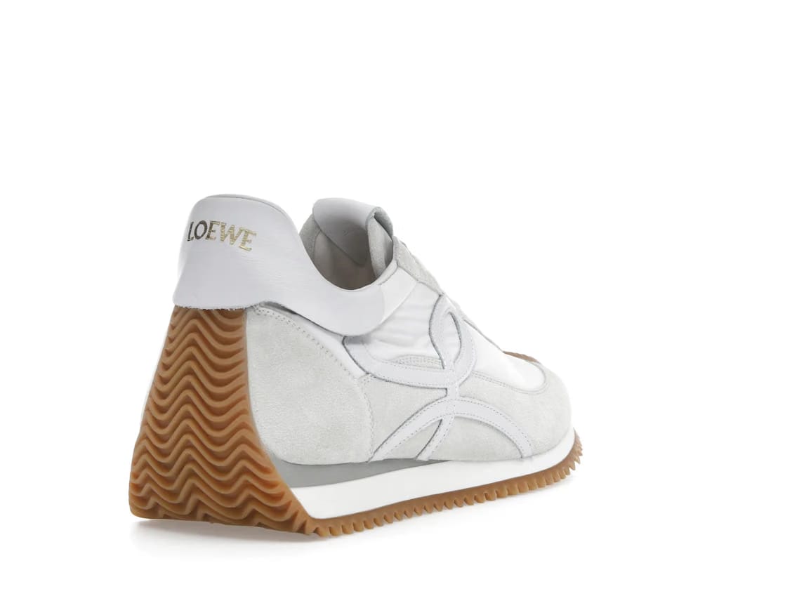 Loewe Flow Runner Low White Light Grey Gum