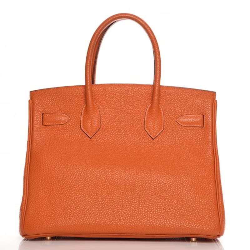 Hermes Birkin Togo 25 Orange