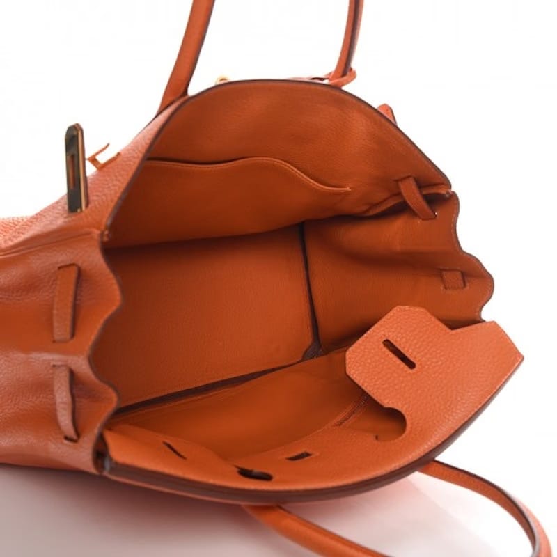 Hermes Birkin Togo 25 Orange