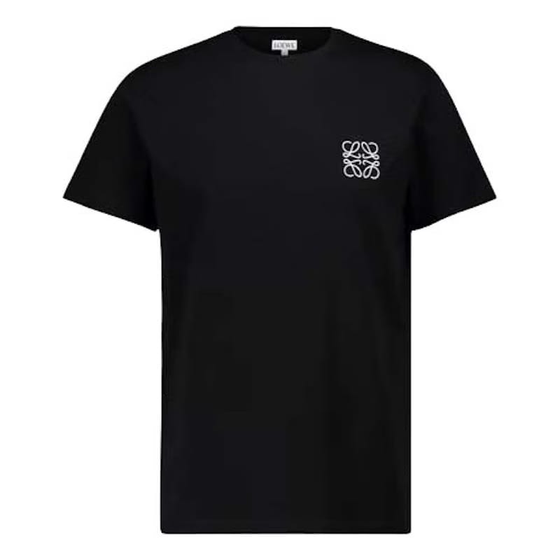 LOEWE Anagram Cotton T-Shirt Black/White