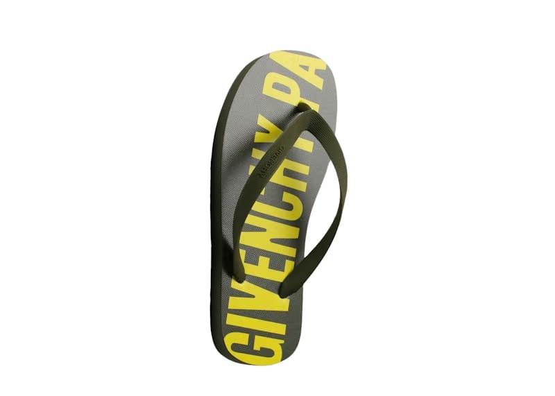 Givenchy Favelas Sandal Khaki Yellow