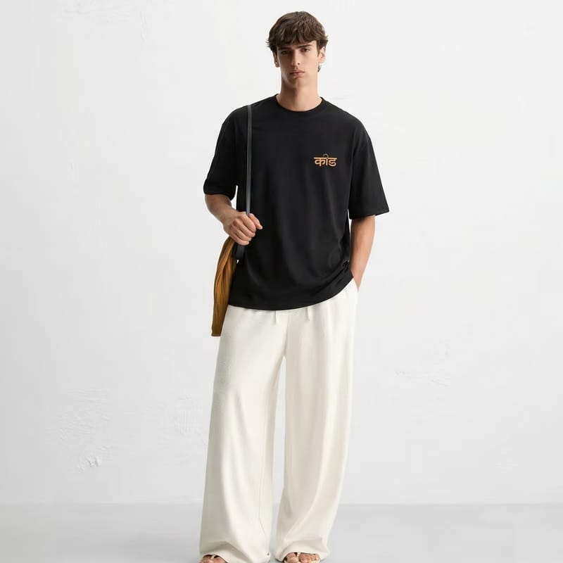 Kaand Ant Mein Sirf Antim Sanskar Tshirt(Black)