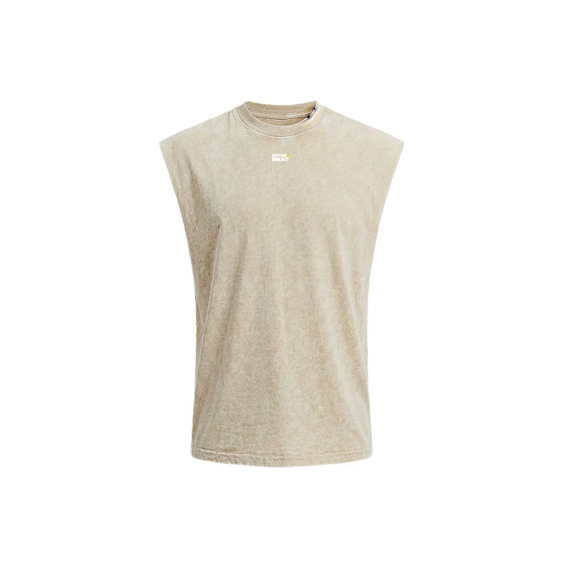 Gymbrat Acid Edge Beige Tank