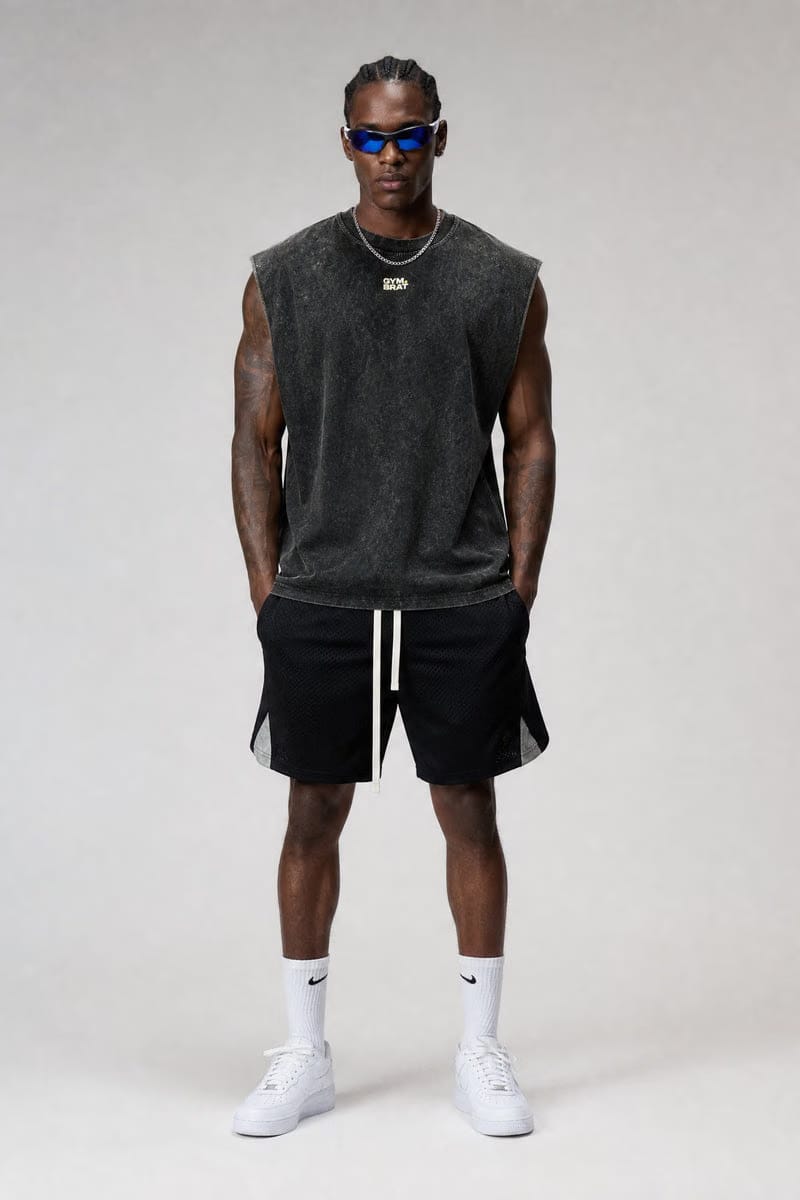 Gymbrat Acid Edge Black Tank